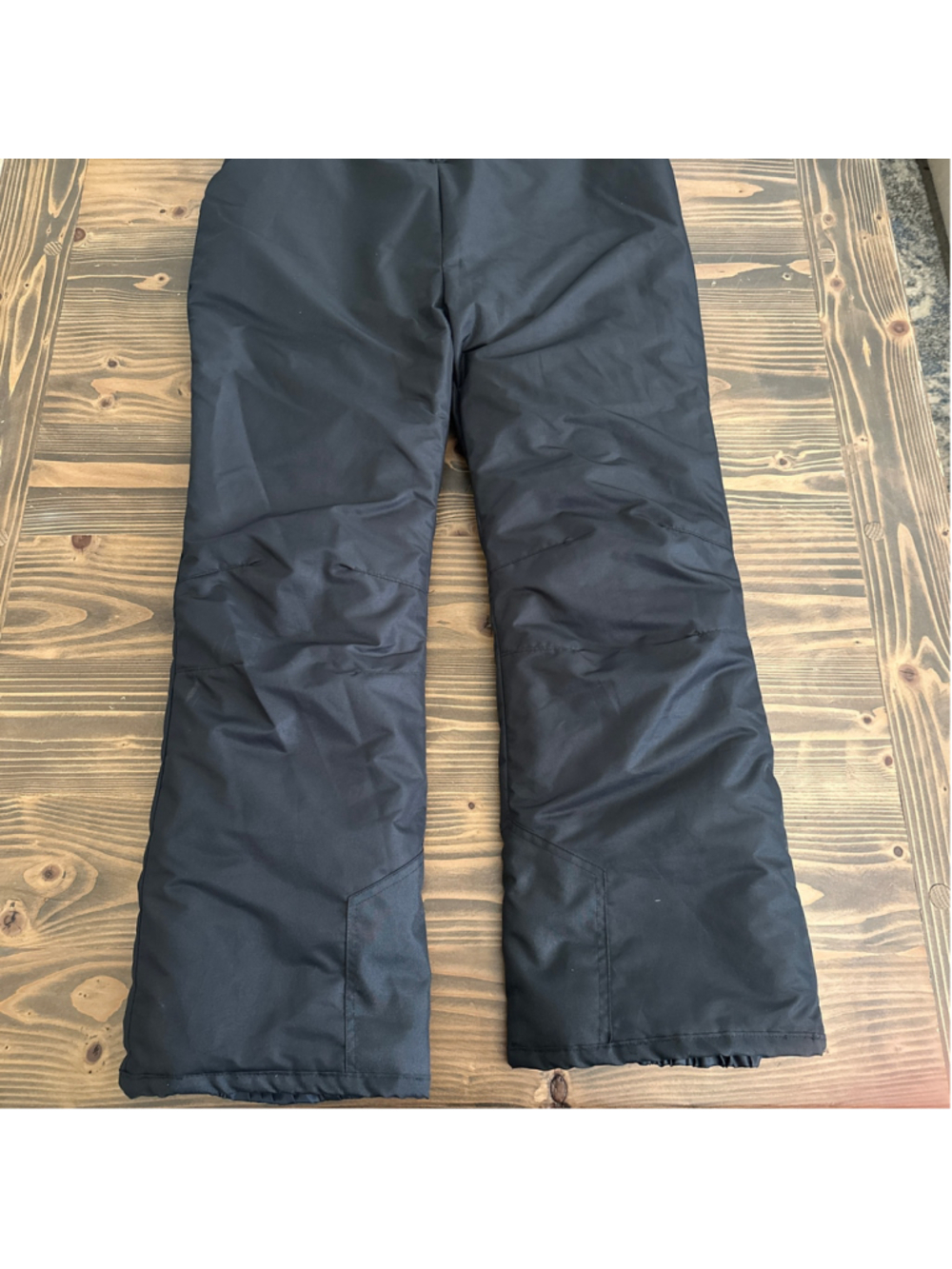 Girls AQ Arctic Quest Snow Bib Overalls Size 16 Black Ski Snow Pants Bibs - Picture 3 of 6